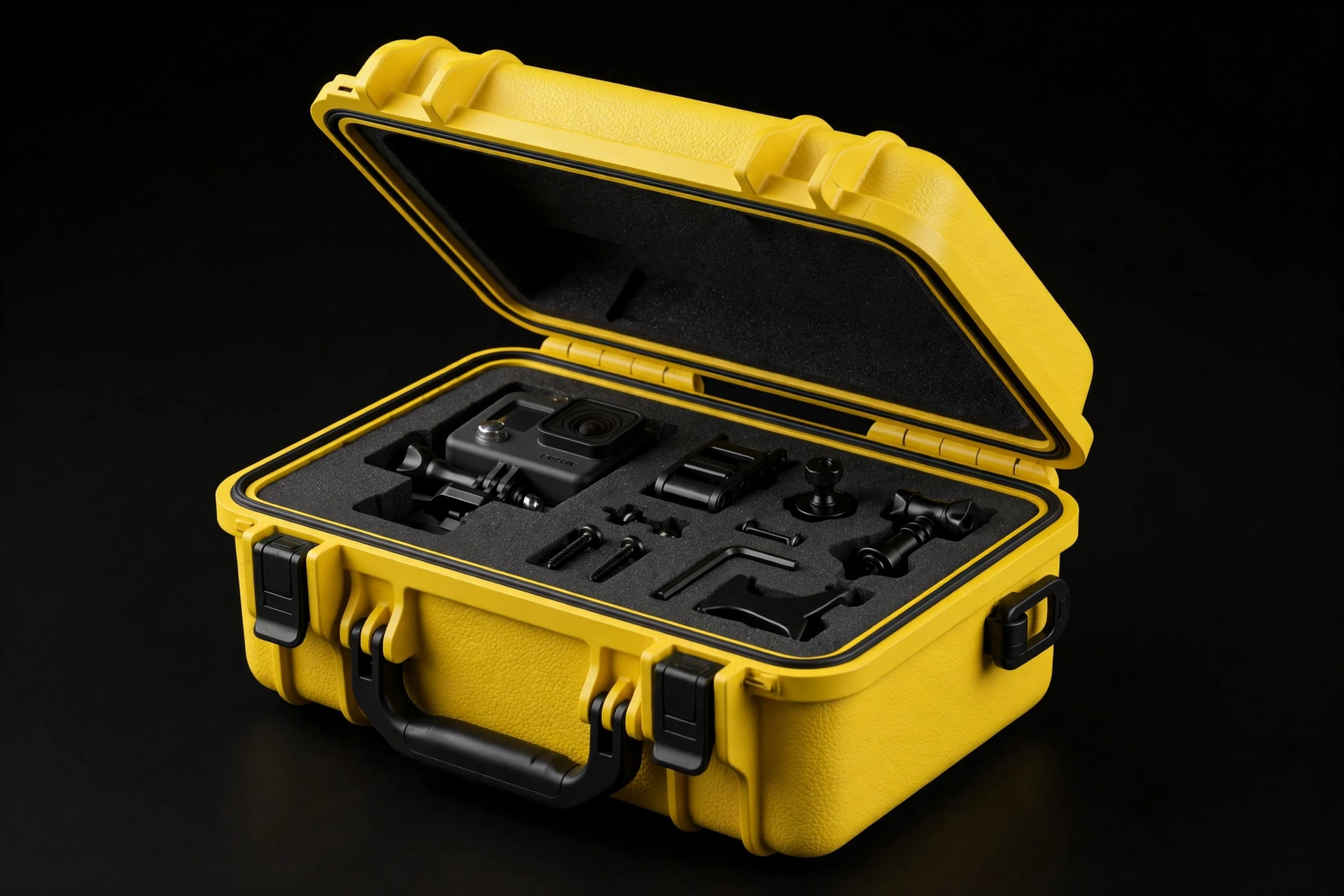 Yellow EVA action camera case