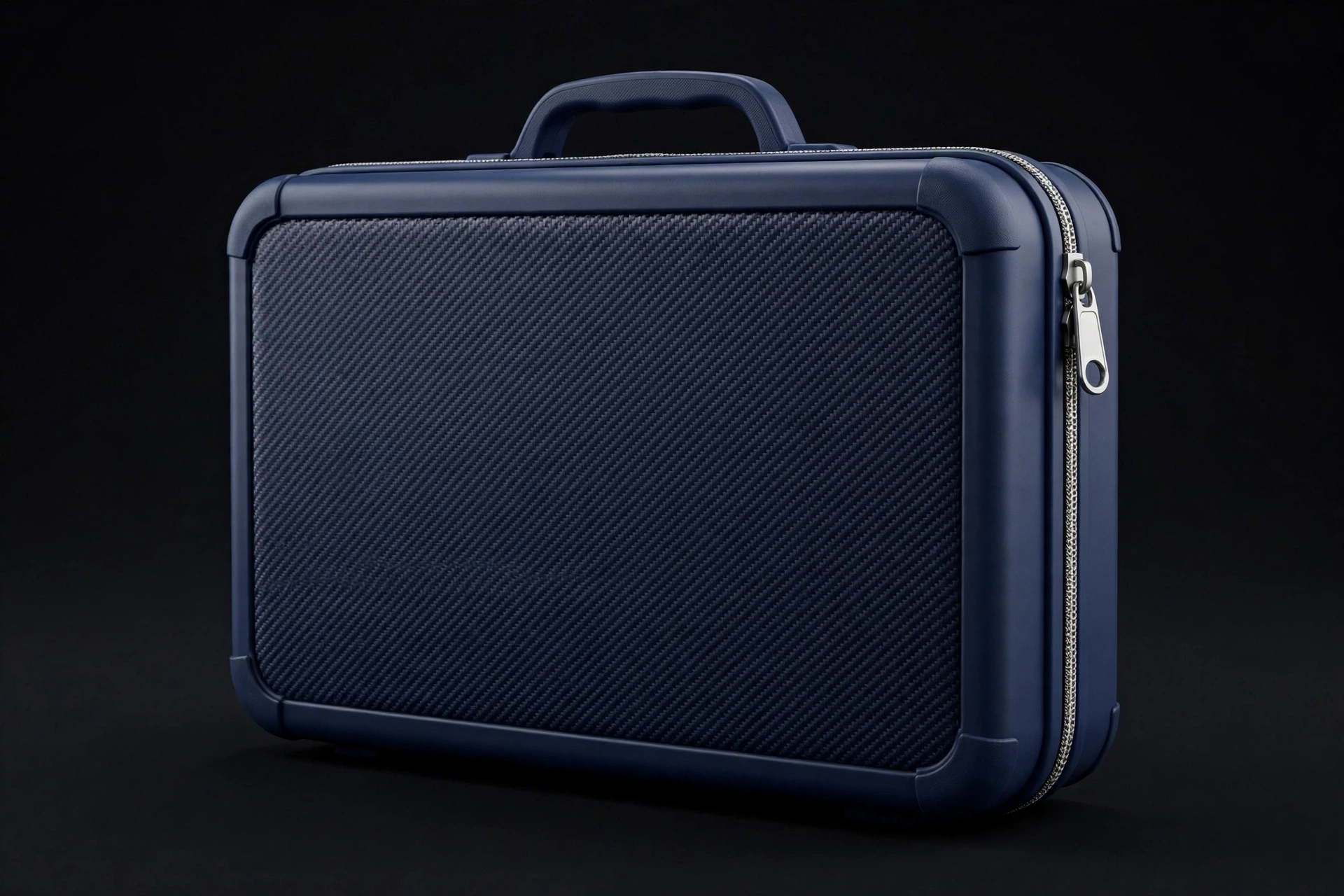 Navy EVA tool case with carbon-fiber textured face panels