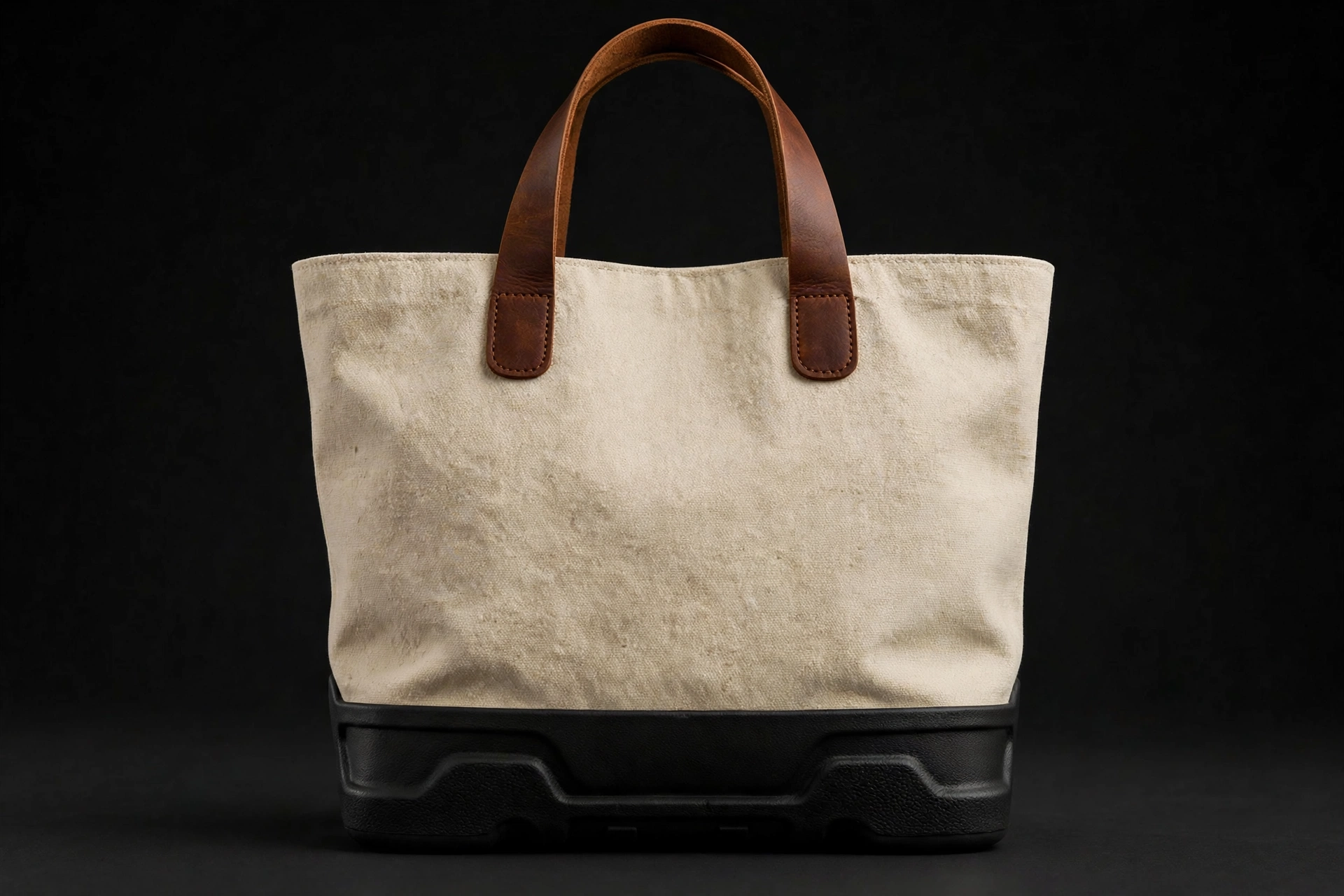Canvas tote with EVA base