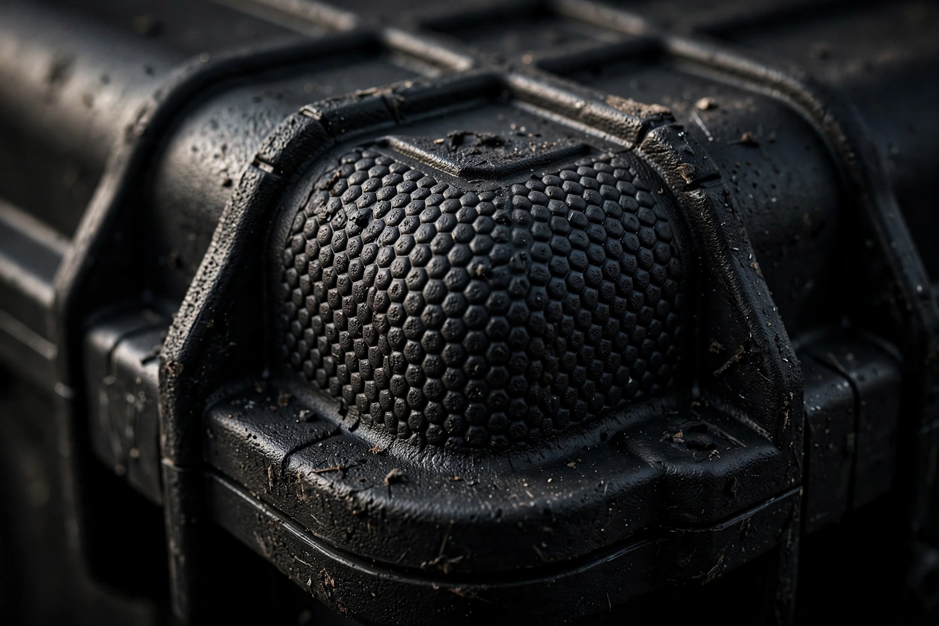 Reinforced armored corner of the molded EVA outdoor gear case