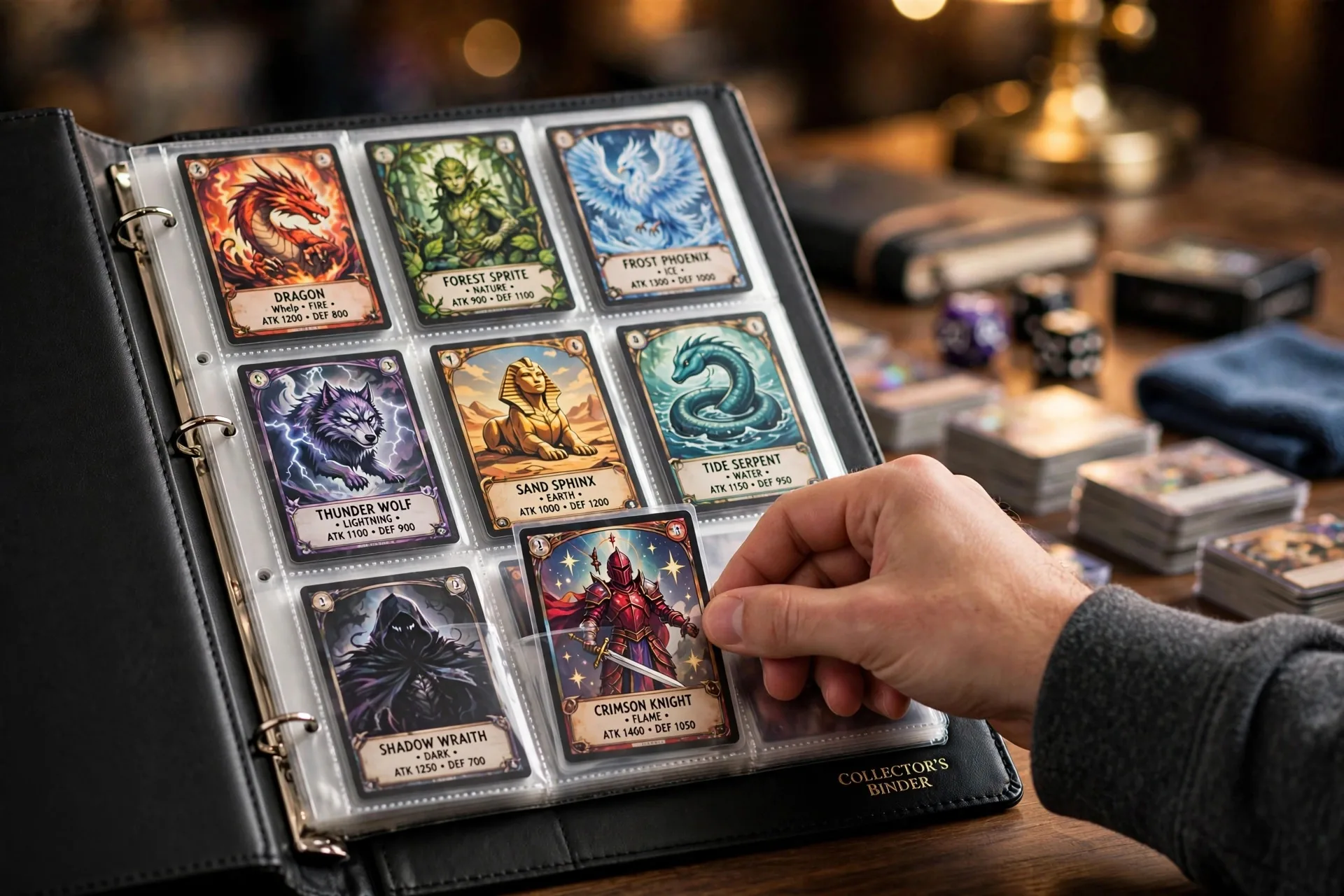 TCG card binder